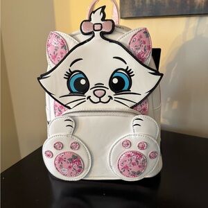 Loungefly Marie Floral Footsy backpack